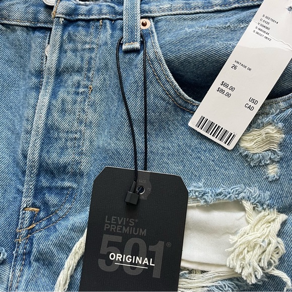 🆕 Levi's | 501 High Rise Short - Picture 8 of 10